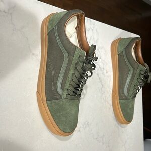 Green Vans- Size 11- Worn Once